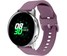 Silikoninė apyrankė, skirta Huawei Watch Gt 2 42 Mm/watch Gt 3 42 Mm/watch Gt 3 Pro 43 Mm/watch 2, 20 mm sportinės apyrankės laikrodžio dirželis, pakaitinė apyrankė, skirta Realme Watch (darkpurple)