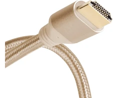 Silverstone Sst-cph01g-1800 - aukščiausios kokybės 1.8m itin spartus Hdmi kabelis, 4k, 2.0b, pilnas 60hz, 18gbps, Arc, Hdr, 3d, Ethernet, auksinis