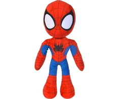 Simba Toys Simba 6315875810x06-disney Marvel Spidey, 25 cm pliušinis žaislas su šviečiančiomis tamsoje akimis, žmogaus-voro filmo figūrėlė, pliušinis žaislas, voras, komiksų figūrėlė, superherojus, tinkamas nuo pirmųjų gyvenimo mėnesių