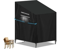 Simphaus apsauginis uždangalas sodo kėdėms, statinėms kėdėms, aukštos atlošo kėdės uždangalas, atsparus oro sąlygoms kėdės uždangalas, skirtas statinėms kėdėms, sodo kėdės aukštos atlošo kėdės brezentas sodo kėdėms, apsauga nuo Uv spindulių 80 x