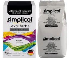 Simplicol Expert tekstilės dažai kūrybiškam ir lengvam dažymui - 18 spalvų - dažymui skalbimo mašinoje ir rankomis