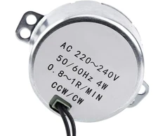 Sinchroninis Ac variklis 220-240v, 0.8-1 Rpm, pavarų dėžė, 4w