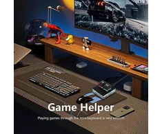 Sinloon Usb mini 2 mygtukų kopijavimo ir įklijavimo klaviatūra, Osu klaviatūra, Hotswap vienos rankos mechaninė žaidimų klaviatūra su Usb laidu ritminių žaidimų žaidimams