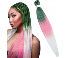 Sintetiniai plaukai, dirbtinės kasytės, dredai Easy Braid ombre #zrb