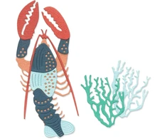 Sizzix Thinlits Ocean Animals pjovimo formelių rinkinys, įvairiaspalvis, vienas dydis