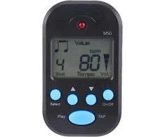 Skaitmeninis metronomas daugiafunkcinis m50 metronomas mini lcd elektroninis metronomas nešiojamas skaitmeninis ritmo tempo gitaros muzikos aksesuarai