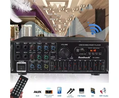 Skaitmeninis stereo bluetooth stiprintuvas 2000w aukštas amplituneris su nuotoliniu valdymu