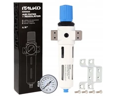 Slėgio reduktorius oro filtras vandens separatorius 1/2" Italko