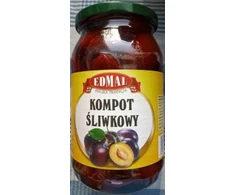 Slyvų kompotas 0.9l Edmal