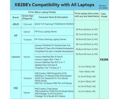 Smatree kietas eva apsauginis dėklas, skirtas 16 colių lenovo thinkpad x1 extreme gen 5/4 nešiojamam kompiuteriui
