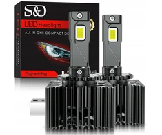 SMD Led lemputės d3s d3r retrify s&amp;d canbus super galingos p&amp;p hid į led