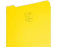 Smead vidaus byla, segtuvas, 1/3 išpjova, letter formatas, geltonas, 100 vnt. dėžutėje (10271)