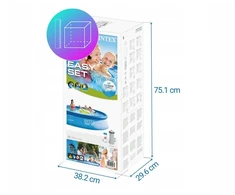 Sodo baseinas Intex 28142 su siurbliu, 396x84