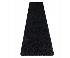 Soffi shaggy kiliminis takelis 60x250 cm storas juodas #af182