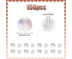 Sofplate 1 dėžutė su 150 mėnulio akmens stiklo karoliukais, didelis pakelis matinių karoliukų, 8 mm apvalūs skaidrūs permatomi aurora kristalų dažyti rutuliukai, matiniai tarpikliai, palaidi karoliukai papuošalų gamybai, apyrankėms H