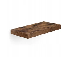 Songmics Sieninė lentyna rustic 40 cm ruda mdf