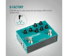 Sonicake bosinis pedalas su overdrive analoginiu priešstiprintuvo kompresijos efektų pedalu 3 juostų Eq Xlr išvestis B Factory