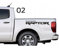 Šoninių dalių lipdukai Ford Ranger - Ranger Raptor 02