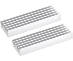 Sourcing map 2 vnt. M.2 Ssd heatsink aušintuvas su termopadžio lydinio aliuminio radiatoriumi