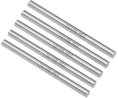Sourcing map apvalus plieno strypas 7 mm hss tekinimo staklių strypo medžiagos įrankis 100 mm ilgio, skirtas veleno pavarų gręžimo staklėms gręžti, miniatiūrinis ašies cilindro kaištis, 5 vnt.