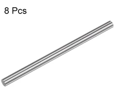 Sourcing map apvalūs strypai 6 mm x 100 mm, pagaminti iš greitapjovio plieno (hss), skirti tekinimo staklėms