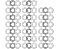 Sourcing map ašinis adatinis guolis Axk1226 su poveržlėmis, 12 mm skylė, 26 mm išorinis skersmuo, 2 mm plotis, 20 vnt.