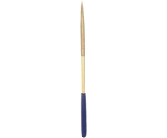Sourcing map deimantinis adatinis dildė titanu dengta apvali dildė rankinis įrankis su tpu rankena metalui steinee medžiui 5 mm x 180 mm