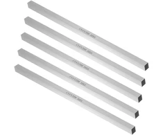 Sourcing map Hss įrankių taško kvadratinis rotacinis šlifuoklis pjovimo frezavimo ruošinys 8 mm x 8 mm x 200 mm, 5 vnt.