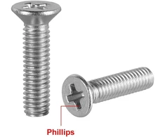 Sourcing map plokščia galvutė mašininiai varžtai phillips nerūdijančio plieno varžtai m3 x 12 mm, 50 vnt.