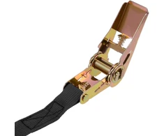 Sourcing map Ratchet Lashing Strap surišimo diržas surišimo diržas 10 m x 25 mm 250 kg keliamoji galia polipropilenas transporto kroviniams juodas 2 vnt.