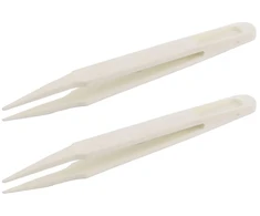 Sourcing map Sourcingmap® plastikiniai antistatiniai pincetai elektronikos remonto įrankis 12 cm ilgio 2 vnt. smėlio spalvos