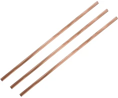 Sourcing map varinis apvalus vamzdis, 300 mm ilgio, tiesi žarna, atsparus oro sąlygoms su plastiškumu, 7 mm išorinis skersmuo, 0,2 mm sienelės storis, 3 vnt.