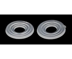 Sourcingmap® m4 pe plastikinės plokščios poveržlės tarpinės tvirtinimo detalės skaidrios 300 vnt.