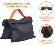 Sp tech smėlio maišas, vidutinis, tvirtas poliesterinis smėlio maišas su nešimo rankena, 6kg talpa