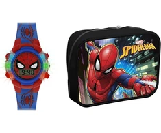 Spiderman laikrodis Spd4504argset Amz, mėlynas, modernus