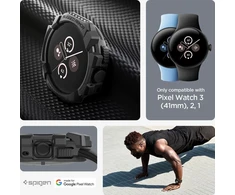 Spigen Rugged Armor dėklas Google Pixel Watch 3 41mm, 2, 1