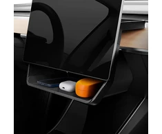Spigen Tesla Model Y (~2024) ir Model 3 (2021-2023) dėžutė daiktams po ekranu, planšetinio kompiuterio laikiklis, skirta Tesla Model Y ir 3 priedams