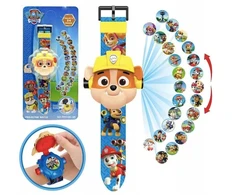 Spin Master Vaikiškas laikrodis Rubble Paw Patrol 3d Pasakų paveikslėlių laikrodis
