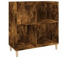 Spintelė plokštelėms, dūminis ąžuolas, 84,5x38x89 cm