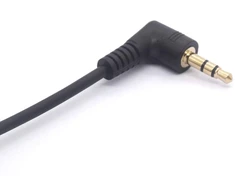 Spiralinis 3.5mm audio kabelis - 90 laipsnių 3.5 Trs ausinių adapteris Aux stereo ilgintuvas