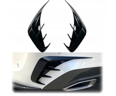 Splitter'iai, canard'ai galiniam bamperiui Bmw G21 M Sport, juodas blizgesys
