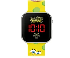 Spongebob Squarepants laikrodis Sgb4134, geltonas su spauda, dirželis