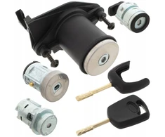 Spynelės įdėklas + durų bagažinės spynos įdėklai Ford Fiesta Mk5 Fusion