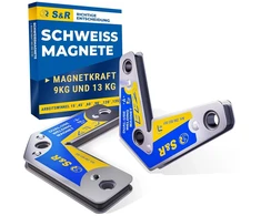 S&amp;r Suvirinimo magnetų rinkinys iš 2 kampų 15° 45° 60° 90° 120° 135° 165° montavimo pagalba suvirinimo kampinis magnetas su didele laikymo jėga
