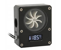 Srauto matuoklio indikatorius 8 rotorius G1/4 Pc vandens aušinimo matuoklis 12v
