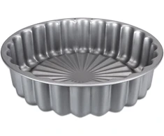 Städter We Love Baking Charlotte kepimo forma, metalinė, skersmuo 26 cm, talpa 2750 ml, atspari temperatūrai iki 230 °c, 661493, sidabrinė