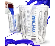 Stalco Italko puodelis dažų maišymui su skale, tvirtas, 2300 ml/2000 ml