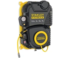 Stanley oro kompresorius Fmxcmd152we - 8 barų kompresorius - 160 l/min siurbimo galia - be alyvos - oro žarna 9 m - 59 Db - juodas/geltonas