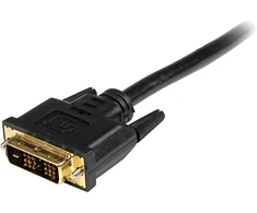 Startech 0,5 m hdmi į dvi-d konverterio kabelis - juodas