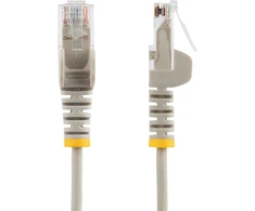 Startech.com 1 m cat6 kabelis - plonas cat6 pataisos kabelis - pilkas - be užkabinimo rj45 jungtys - gigabitinis eterneto kabelis - 28 awg